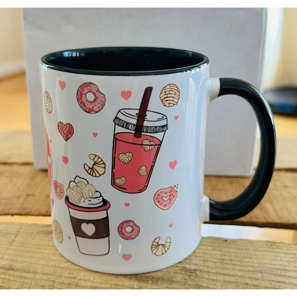 Adorable‎ NEW Pink Hello Kitty Kitty Coffee Coffee Mug Sanrio